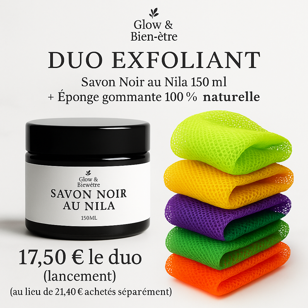 Duo Exfoliant Glow et Bien être Savon+ Eponge