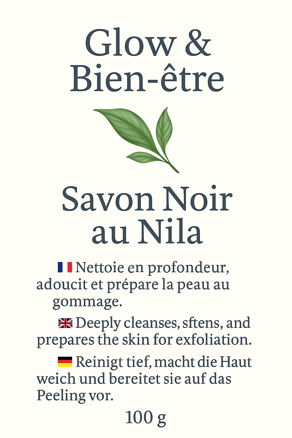 Savon noir à la poudre de Nila